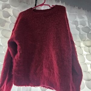 Girls Red Sweater